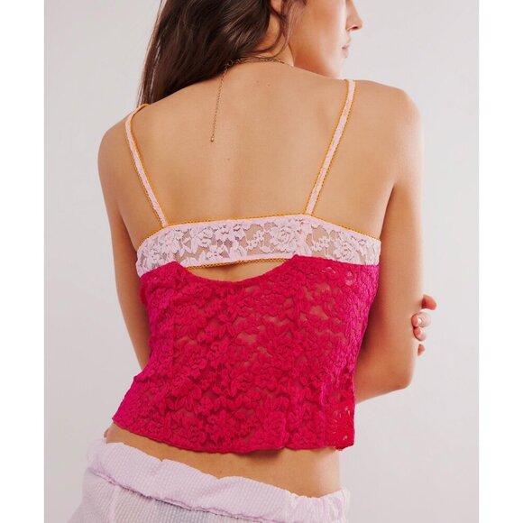 Free People Pink Lace Camisole - Picture 2 of 10
